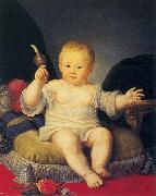Jean Louis Voille, Portrait of Alexander Pawlowitsch as a boy